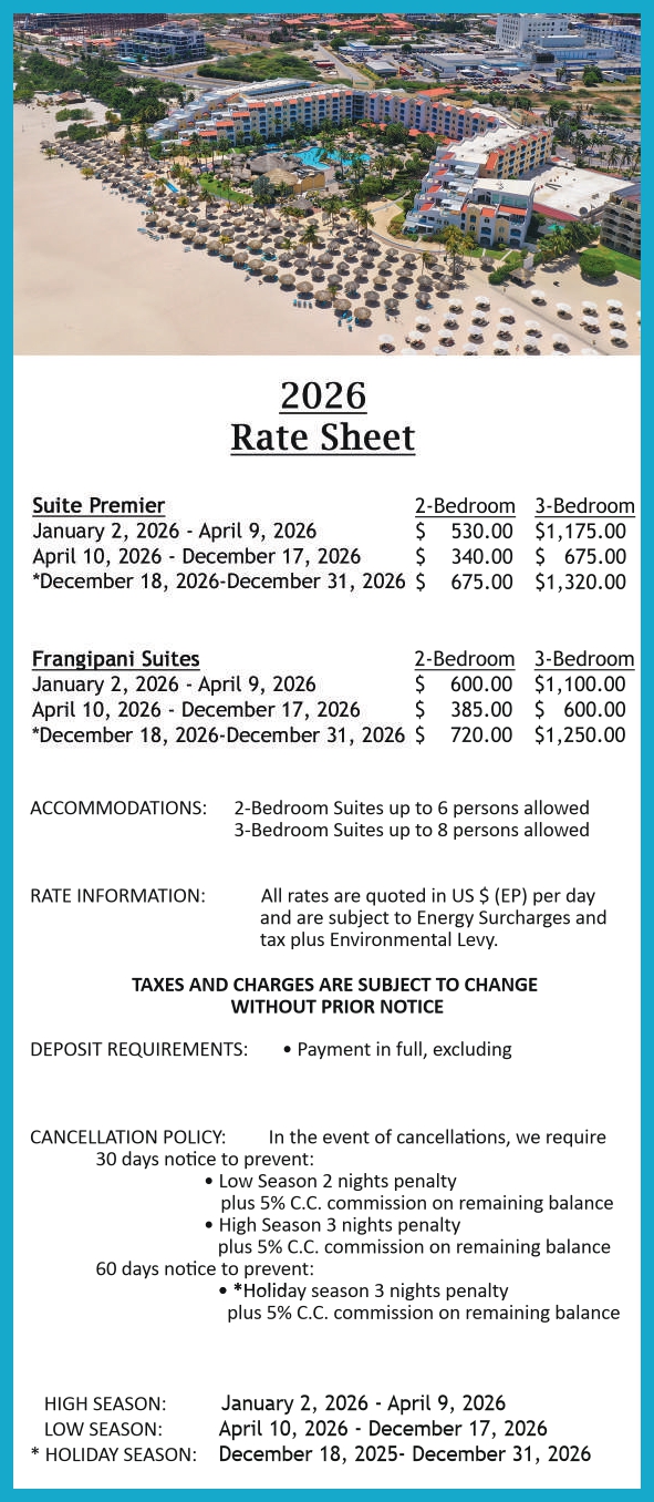 Rate Sheet